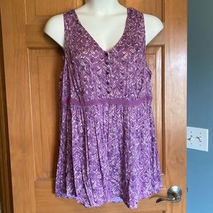 Torrid purple tank